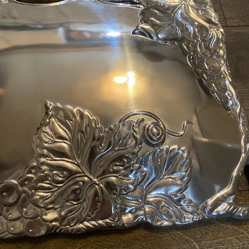 Arthur Court Oblong Grape Tray - Picture 10 of 13